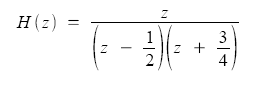 Eqn3: Transfer function